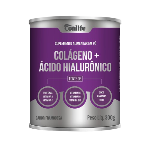 Colágeno com Ácido Hialurônico Conlife