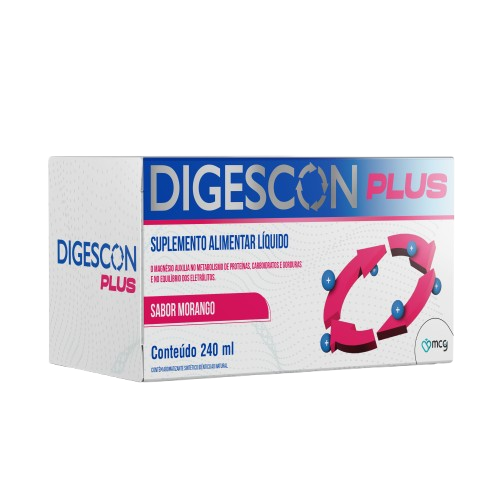 Digescon Plus sabor morango