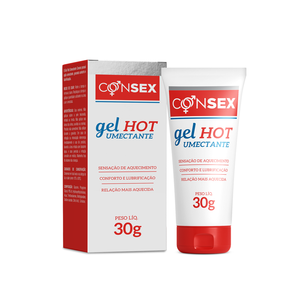 Gel umectante hot 30g Consex