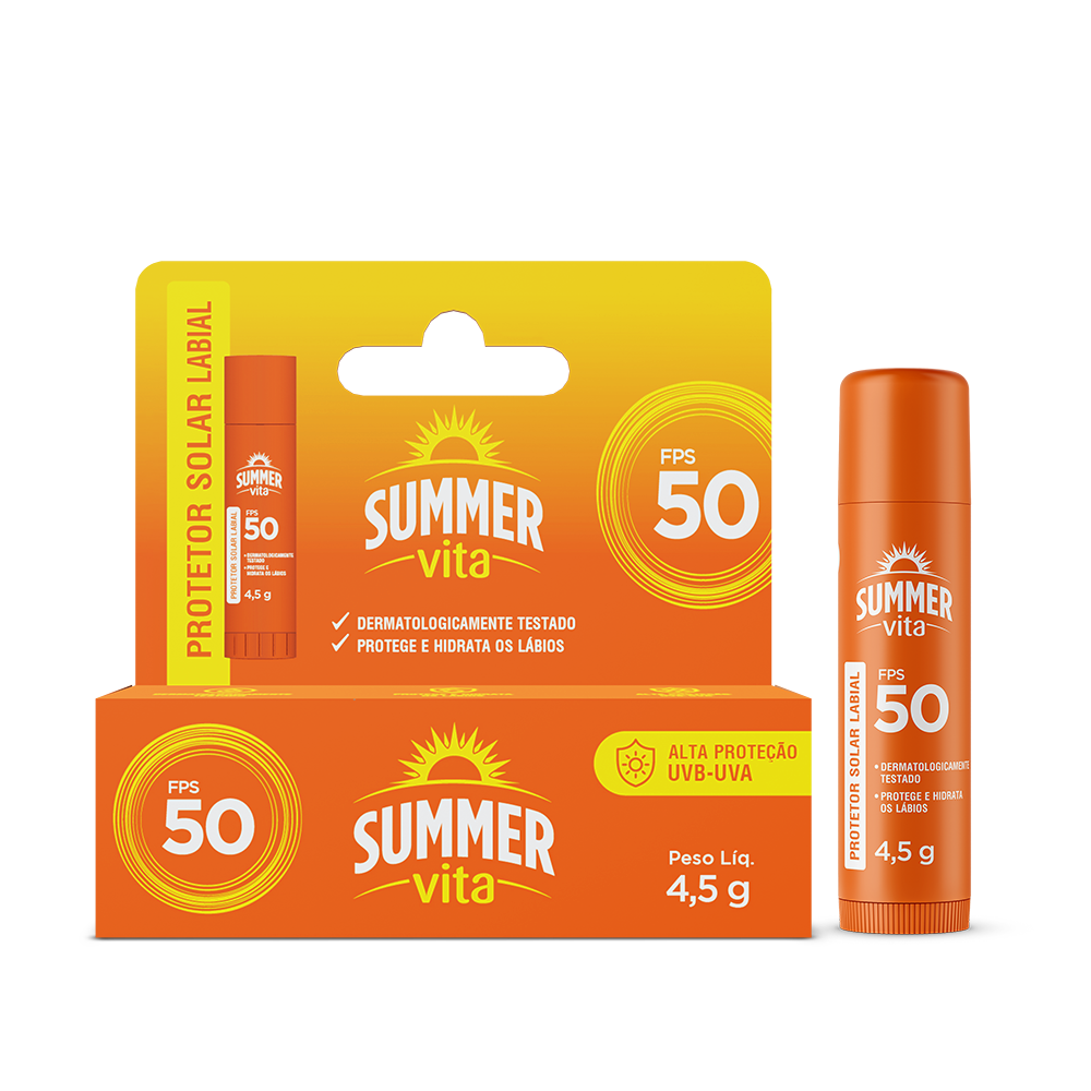Protetor Labial FPS 50 Summer Vita