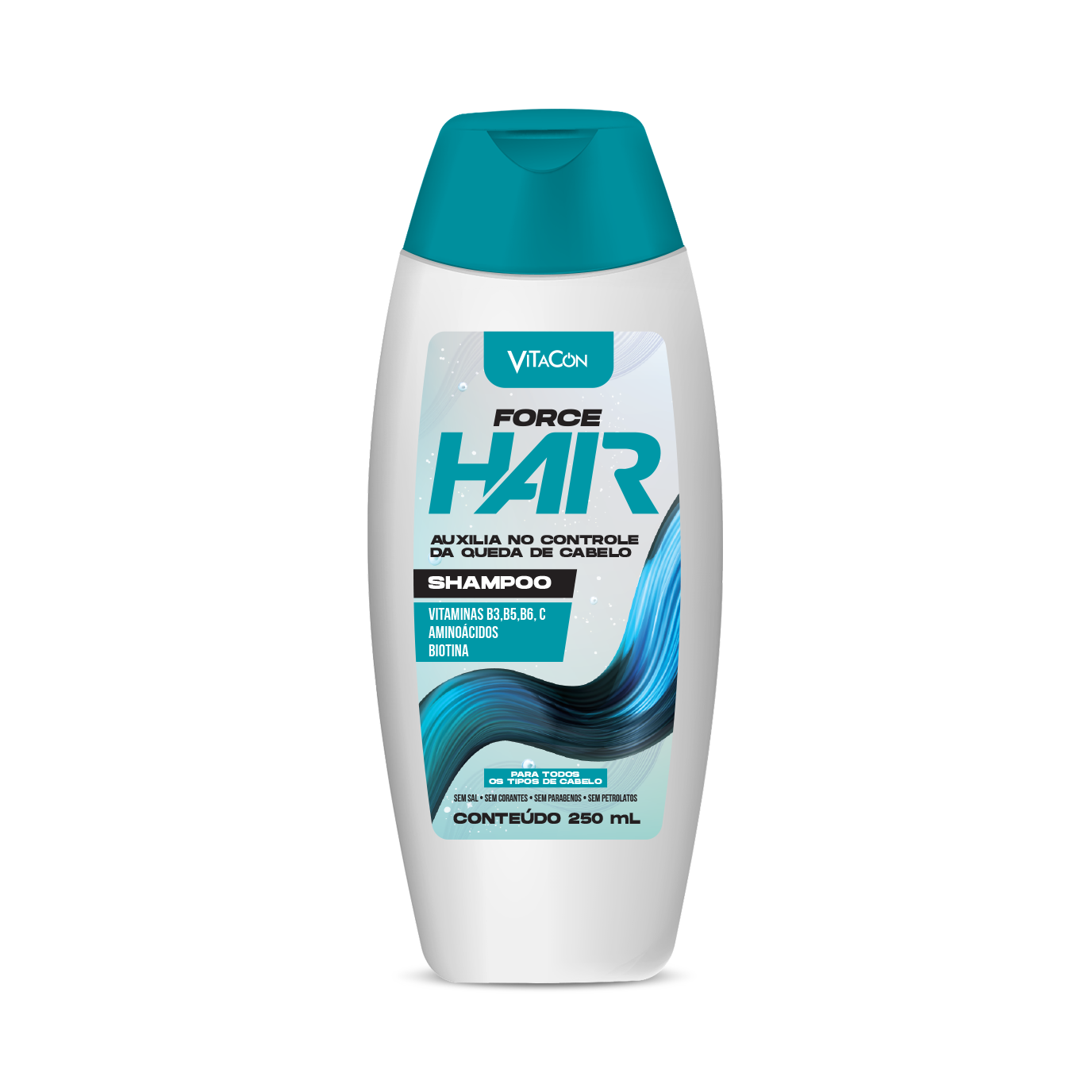 Shampoo Force Hair 250ml Vitacon